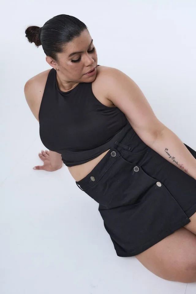 SHORT-POLLERA LIORA 3 BOTONES