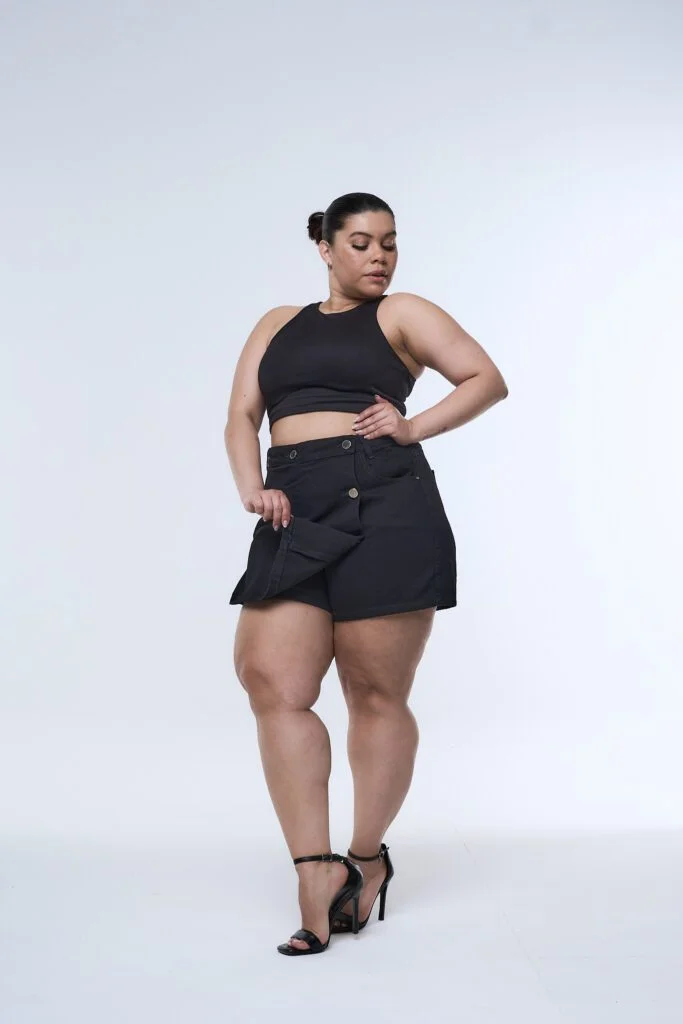 SHORT-POLLERA LIORA 3 BOTONES