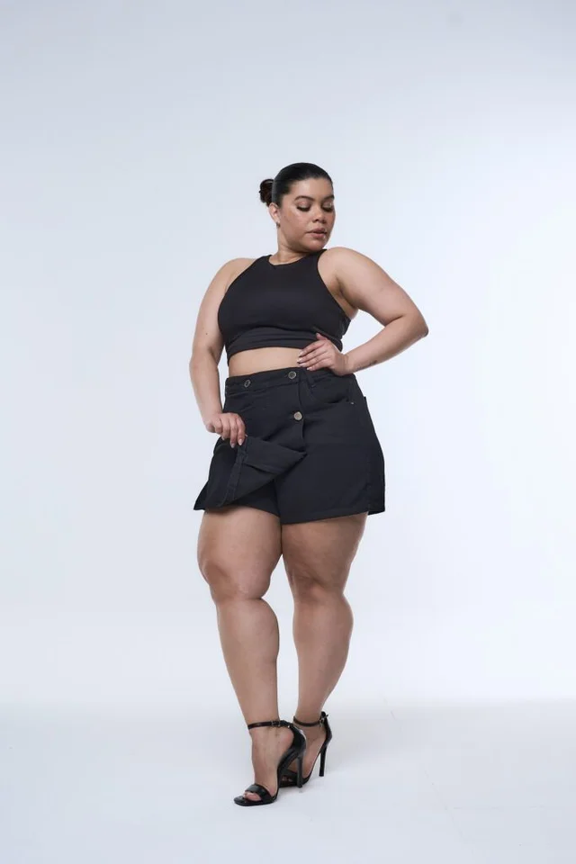 SHORT-POLLERA LIORA 3 BOTONES