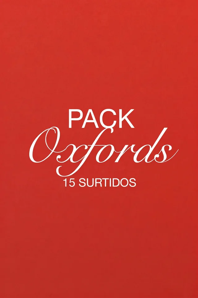 MEGA OFERTA - PACK 15 SEMIOXFORDS elastizados