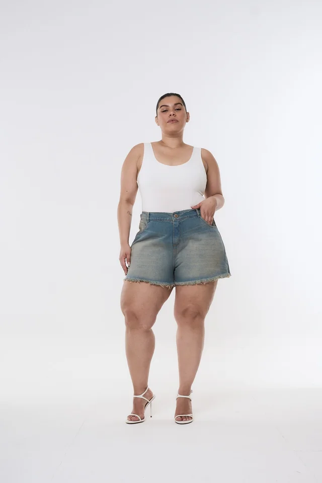 SHORT SEPHYRA BIGOTE MATIZADO