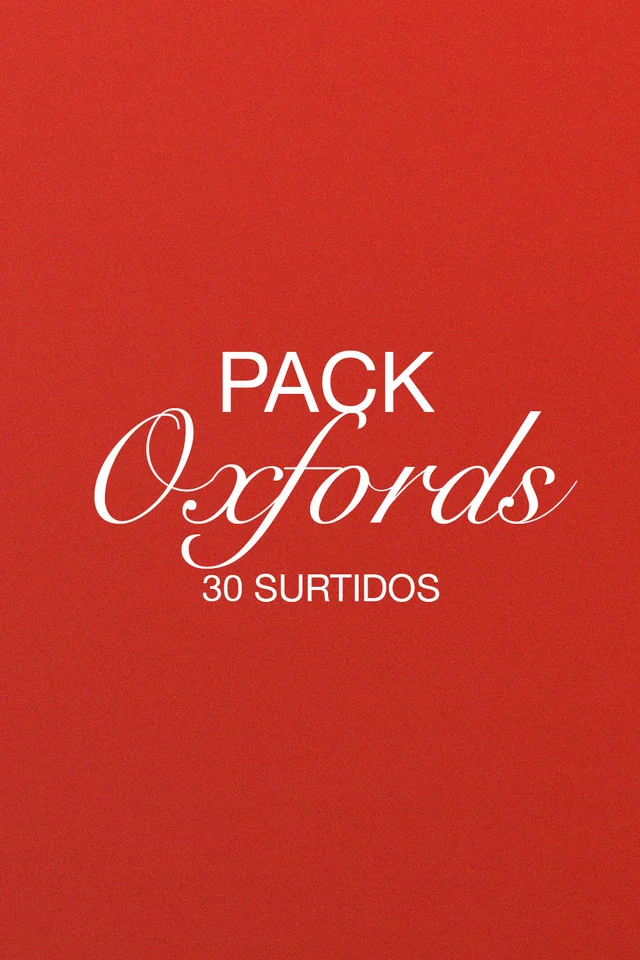 MEGA OFERTA - PACK 30 SEMIOXFORDS elastizados
