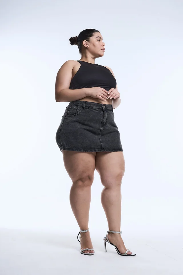 SHORT-POLLERA PANTHERA NEVADO