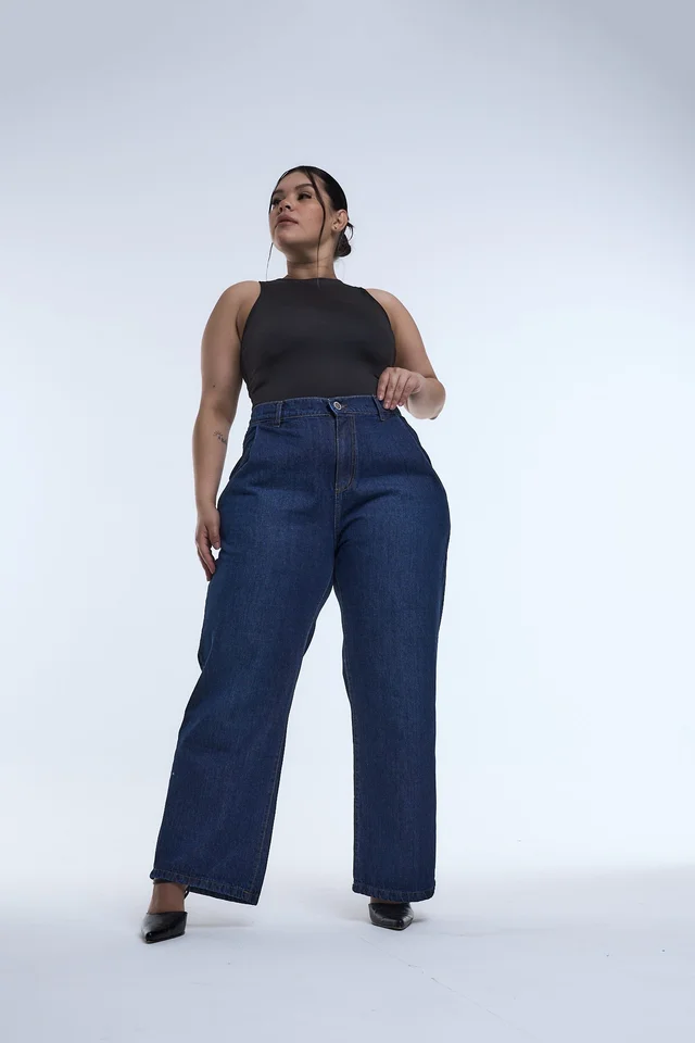 WIDELEG INDIANNA PLIEGUES RIGIDO