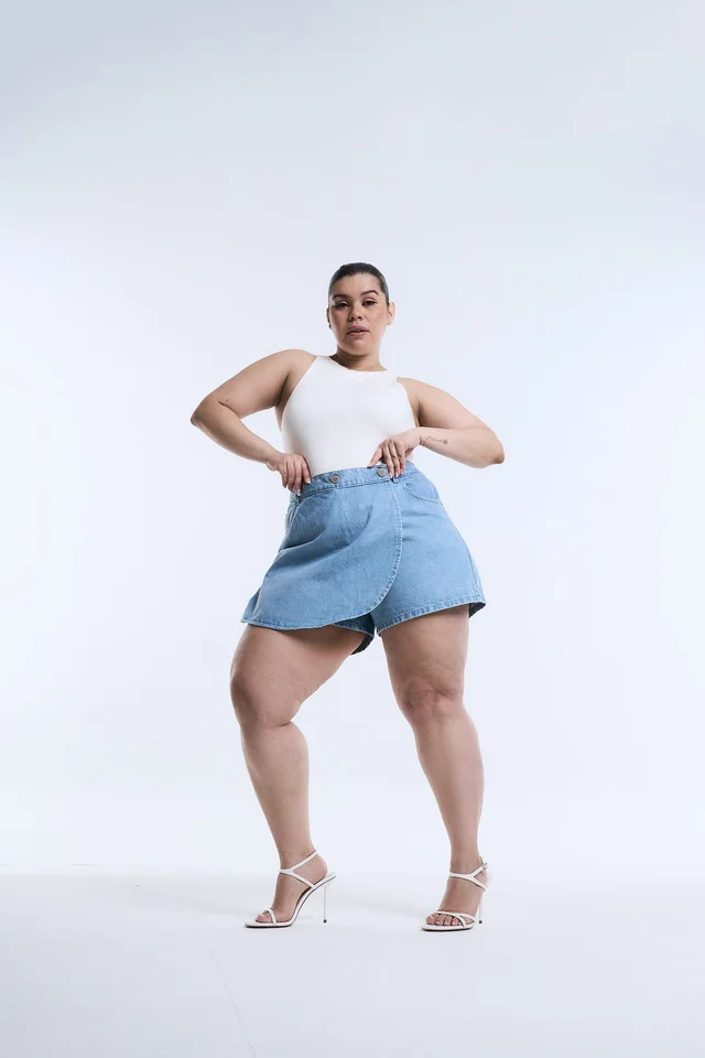 SHORT-POLLERA CIEL NEVADO RIGIDO