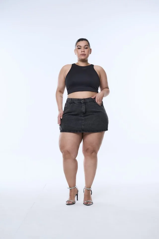 SHORT-POLLERA PANTHERA NEVADO