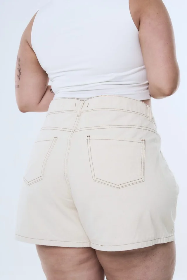 SHORT BEIGE RIGIDO