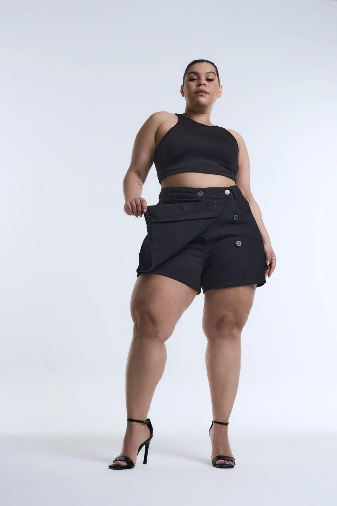SHORT-POLLERA LIORA 3 BOTONES