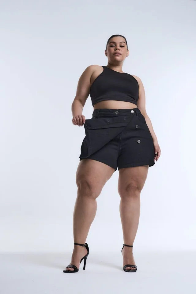 SHORT-POLLERA LIORA 3 BOTONES