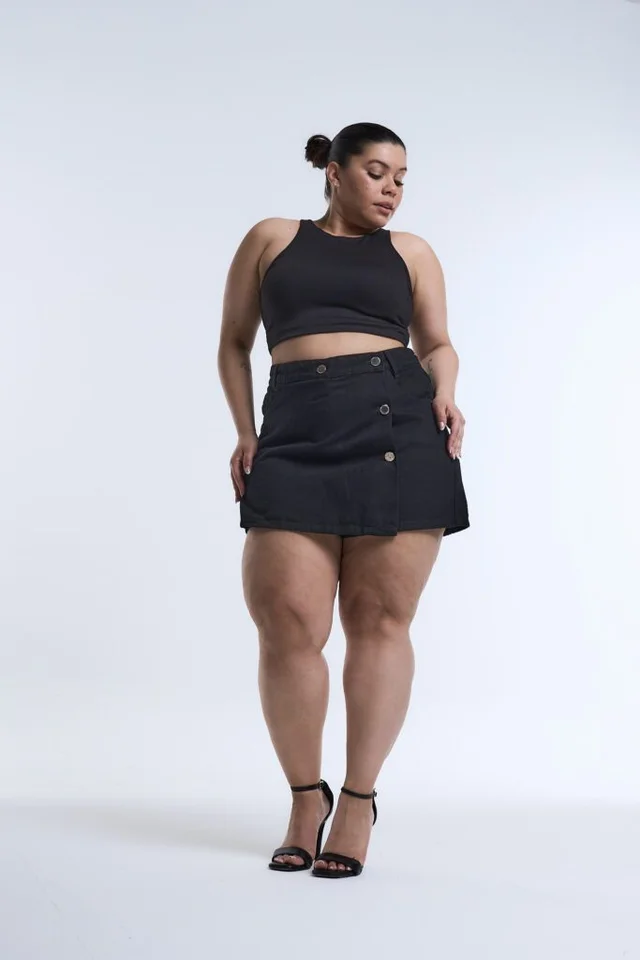 SHORT-POLLERA LIORA 3 BOTONES