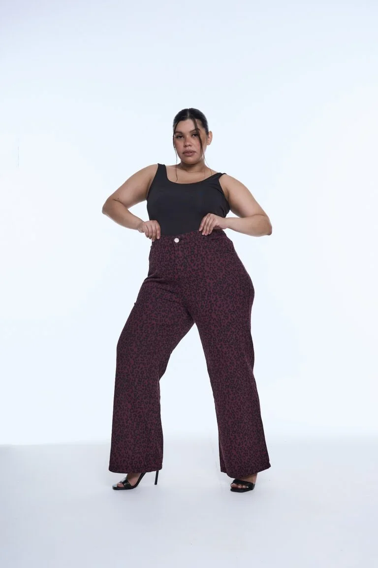 WIDELEG BORDO ANIMAL PRINT RIGIDO