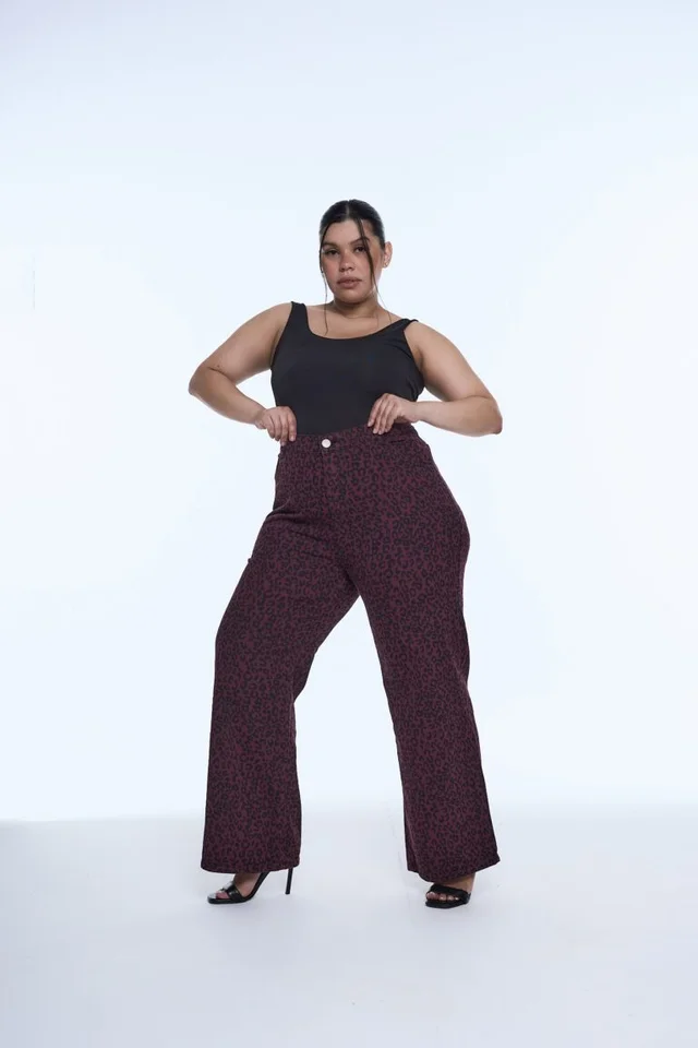 WIDELEG BORDO ANIMAL PRINT RIGIDO