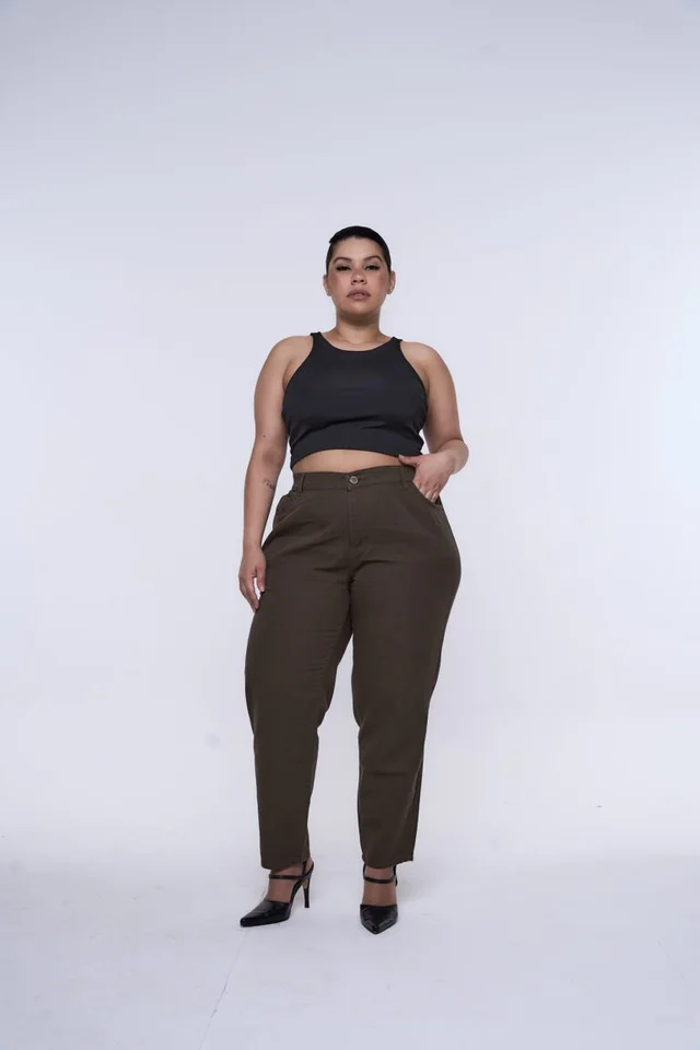 MOM VERDE MILITARY CINTURA ELÁSTICA