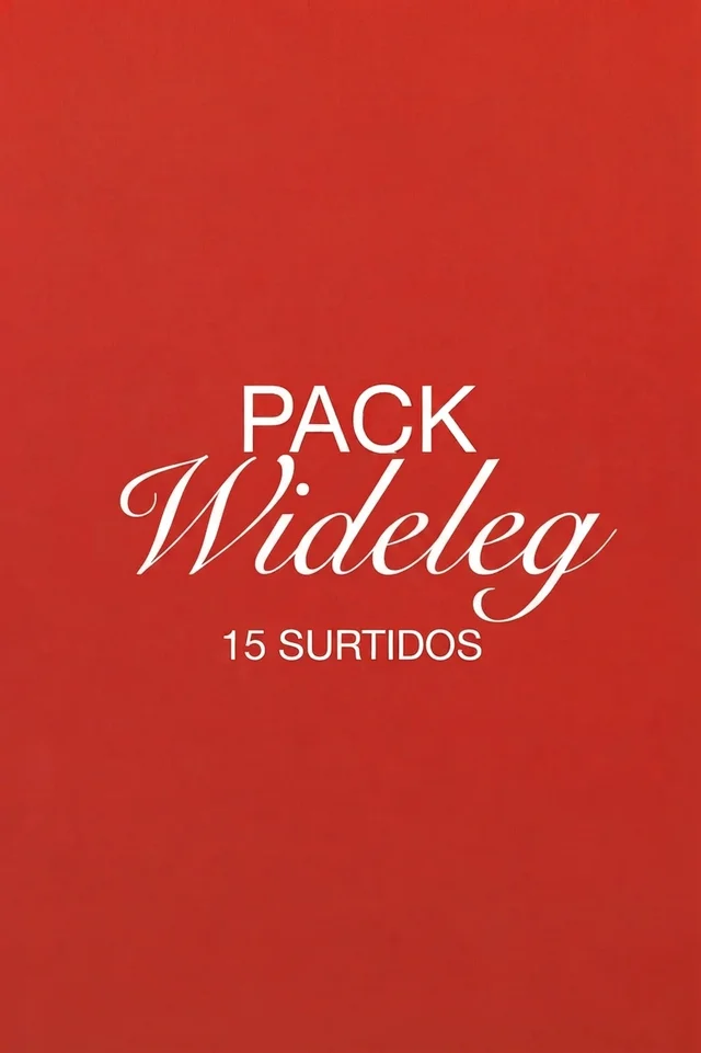 MEGA OFERTA - PACK 15 WIDELEG rigidos