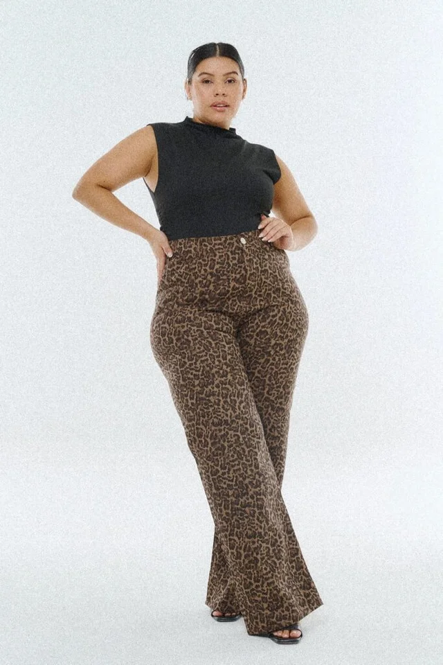 WIDELEG NICKY ANIMAL PRINT RIGIDO