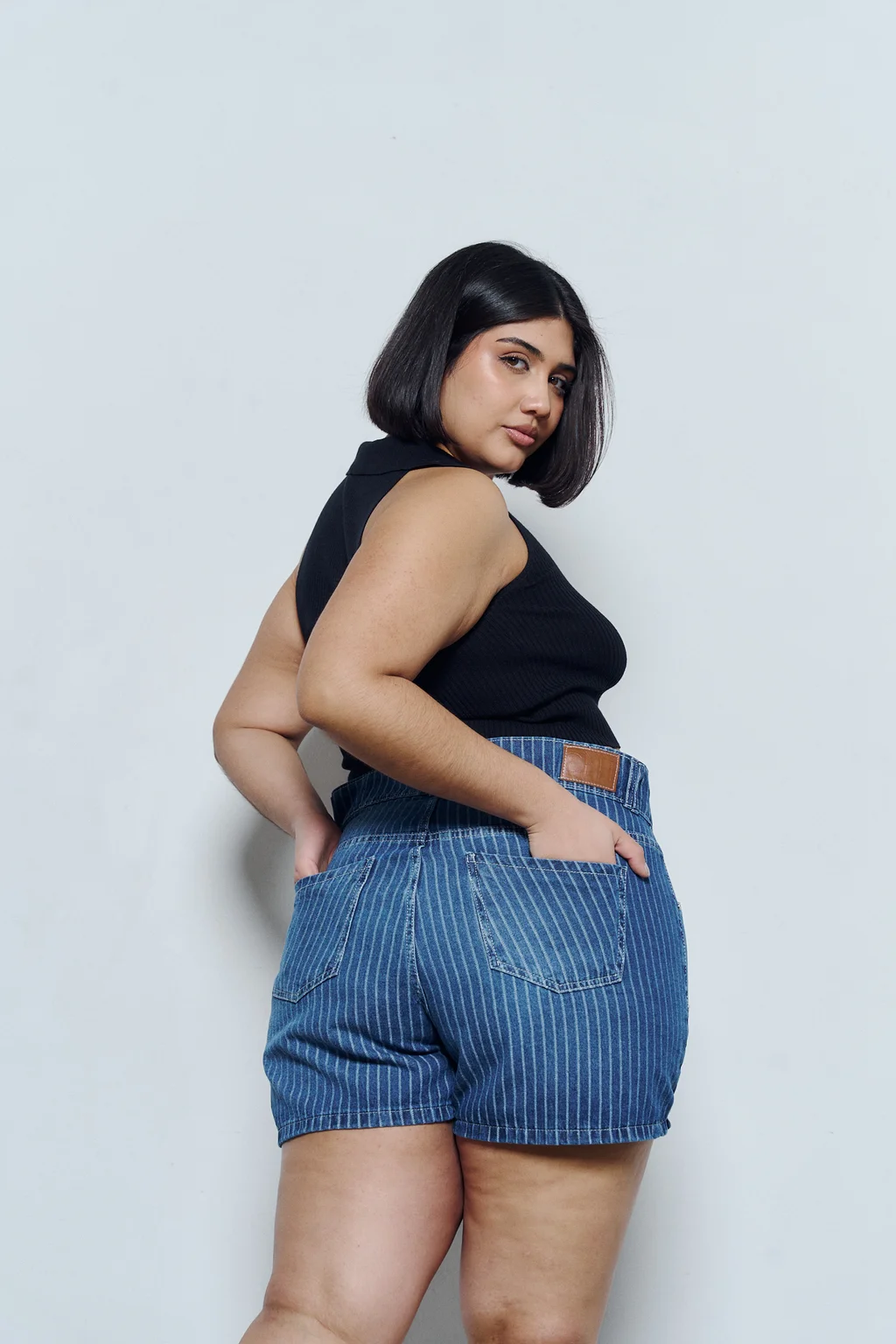 SHORT ARCADIA CINTURA ANCHA RIGIDO