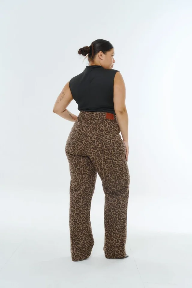 WIDELEG NICKY ANIMAL PRINT RIGIDO