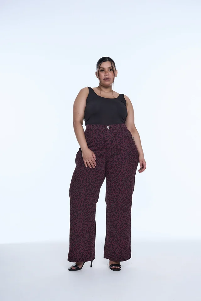 WIDELEG BORDO ANIMAL PRINT RIGIDO