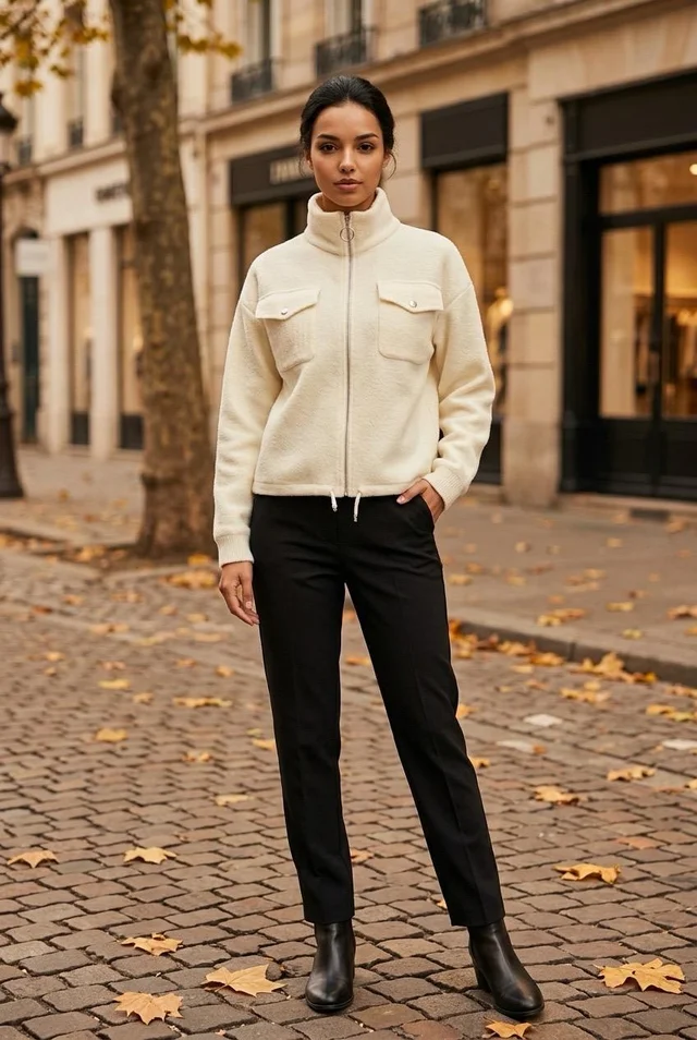 Campera Pocket con cierre