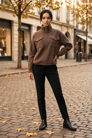 Campera Pocket con cierre - Vista 2