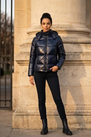 Campera Noruega Puffer - Vista 1