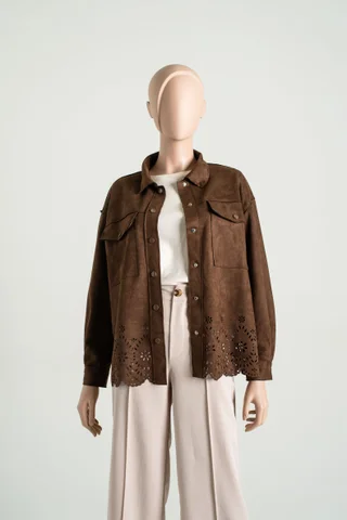 Camisaco de suede W10 - Vista 1