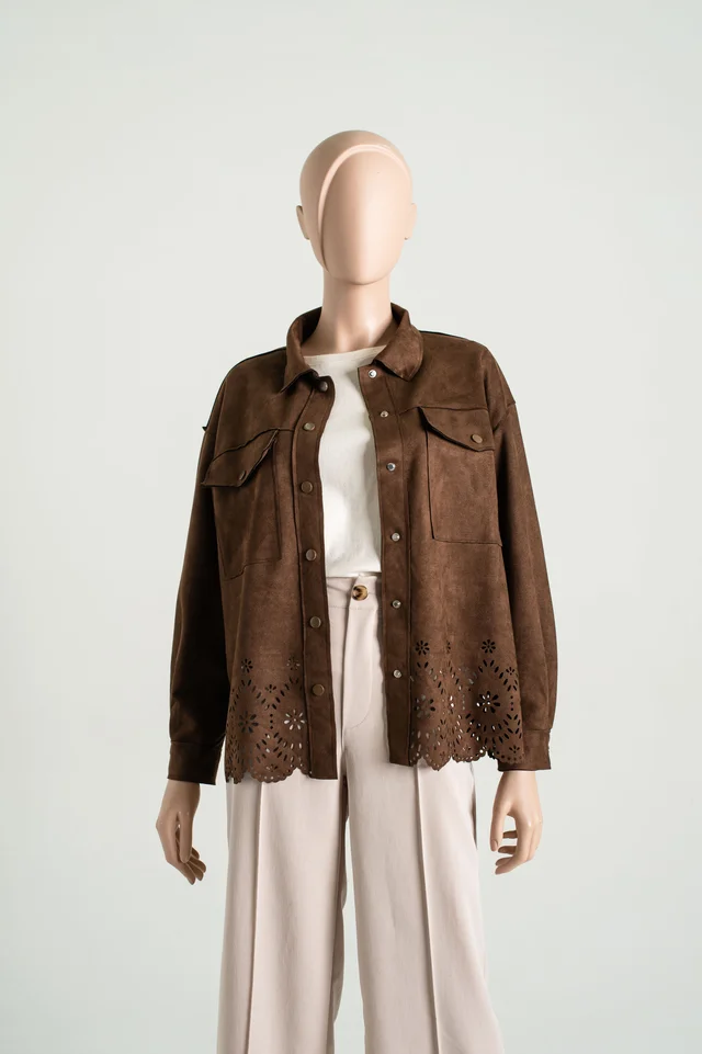 Camisaco de suede W10