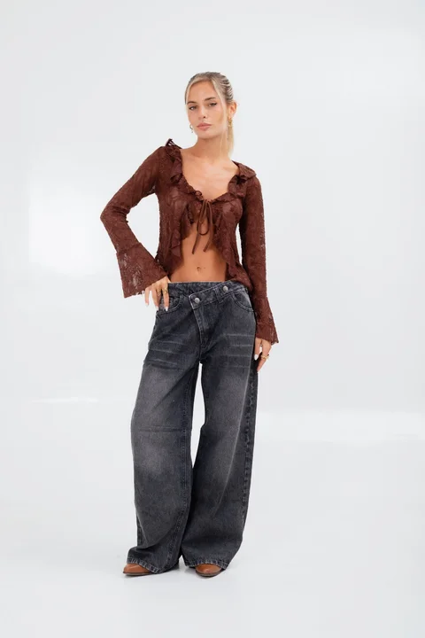 Top Flor[ENCAJE TEJIDO]