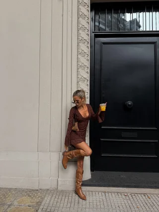 Vestido Isa [ENCAJE TEJIDO] - Vista 2