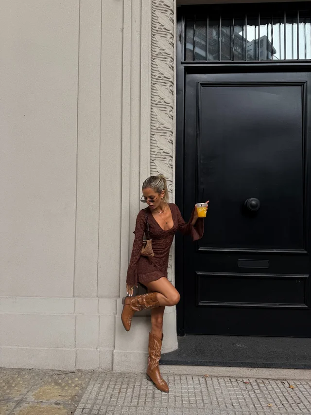 Vestido Isa [ENCAJE TEJIDO]