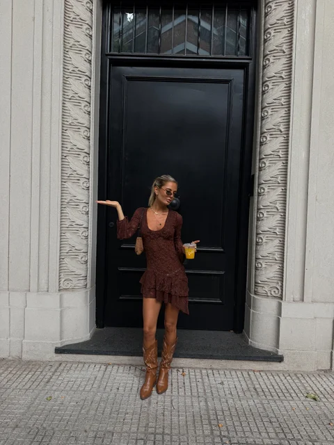 Vestido Isa [ENCAJE TEJIDO]