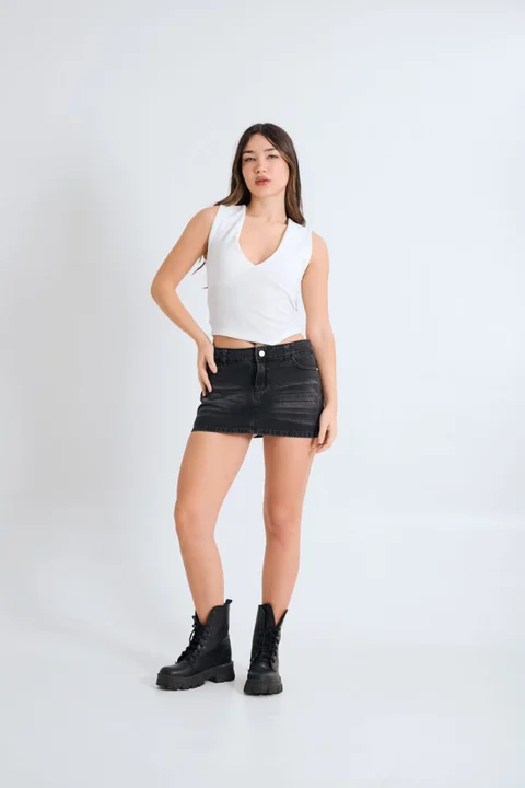 Carter - Negro [DENIM]