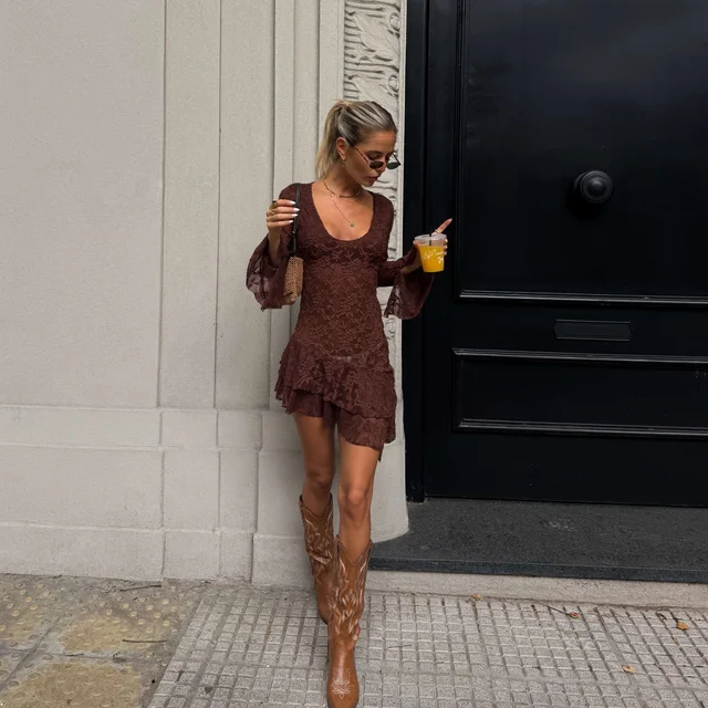 Vestido Isa [ENCAJE TEJIDO]