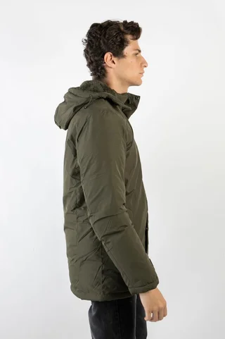 90117 - PARKA NYLON C/PIEL - Vista 3