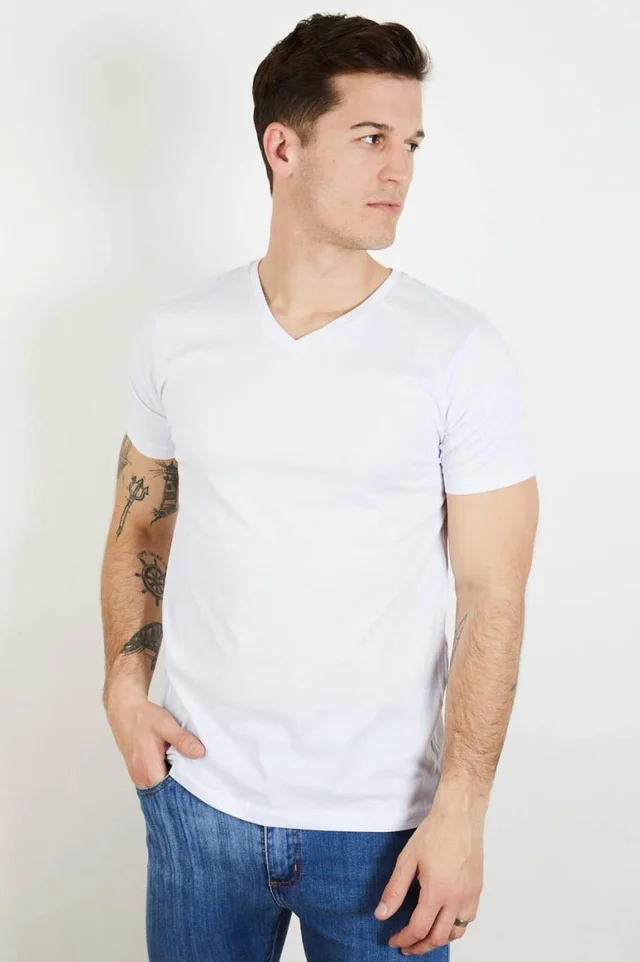 91471 - REMERA BASICA ESC V