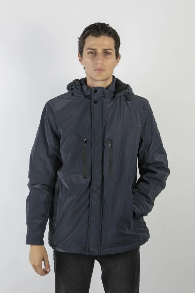 90113 - PARKA NYLON C/PIEL Y CIEERE