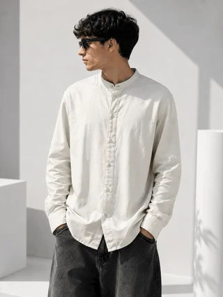 13631 - CAMISA CUELLO MAO M/L - Vista 5