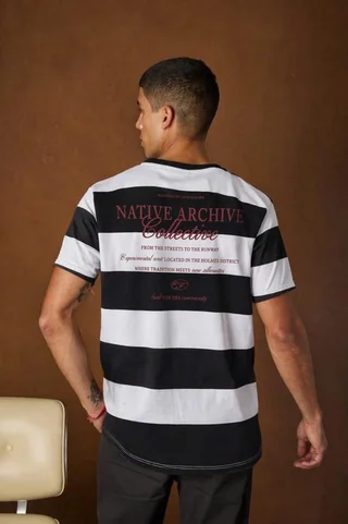 85404 - REMERA RAYADA ANCHA DOBLE EST. - Vista 1
