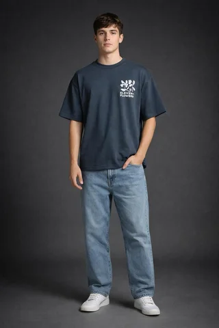 84490 - REMERA DOBLE EST 16/1 BOX FLOWERS - Vista 1