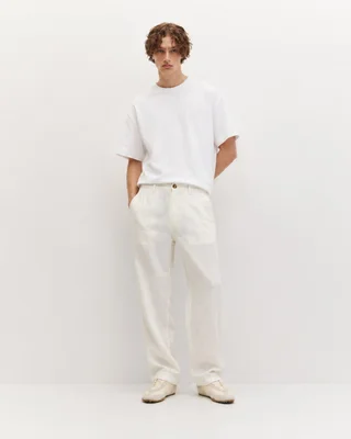 93709 - PANTALON CHINO DE LINO IMP. - Vista 4