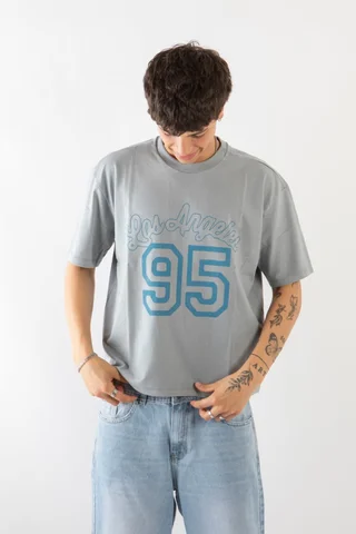 84413 - REMERA CORTE BOXING ALG 16/1 LOS ANGELES - Vista 6