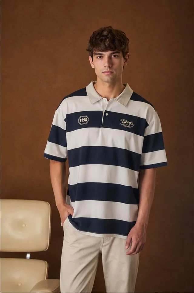 90535 - CHOMBA JERSEY RAYADO 16/1