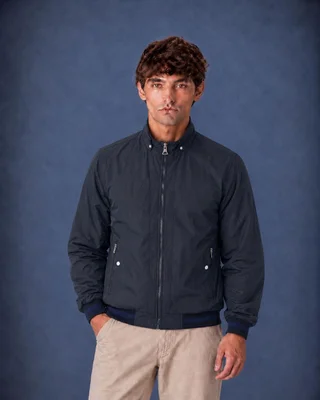 91143 - CAMPERA CON PIEL BOMBER - Vista 1