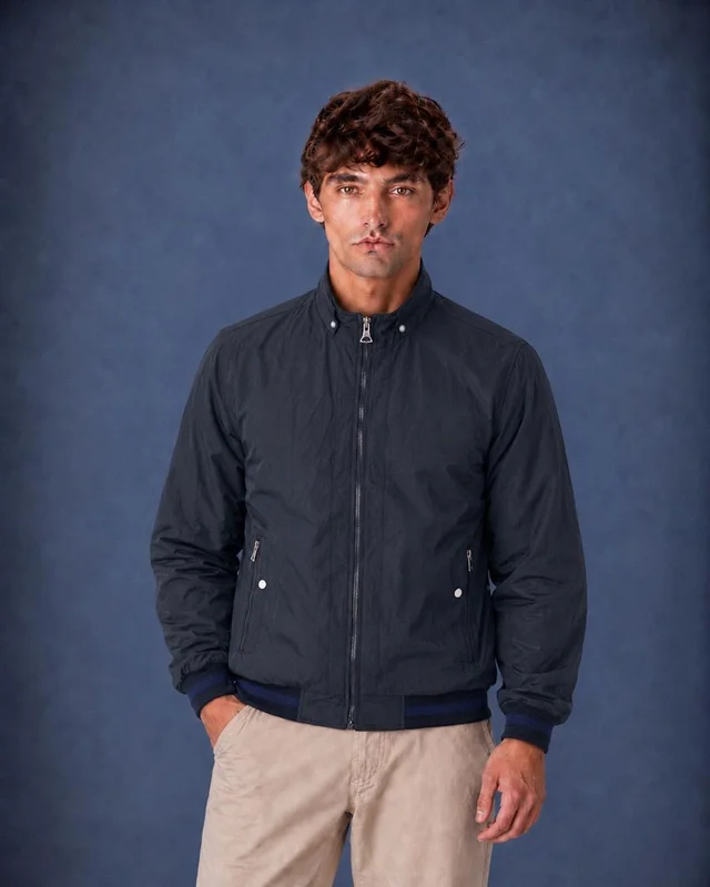 91143 - CAMPERA CON PIEL BOMBER