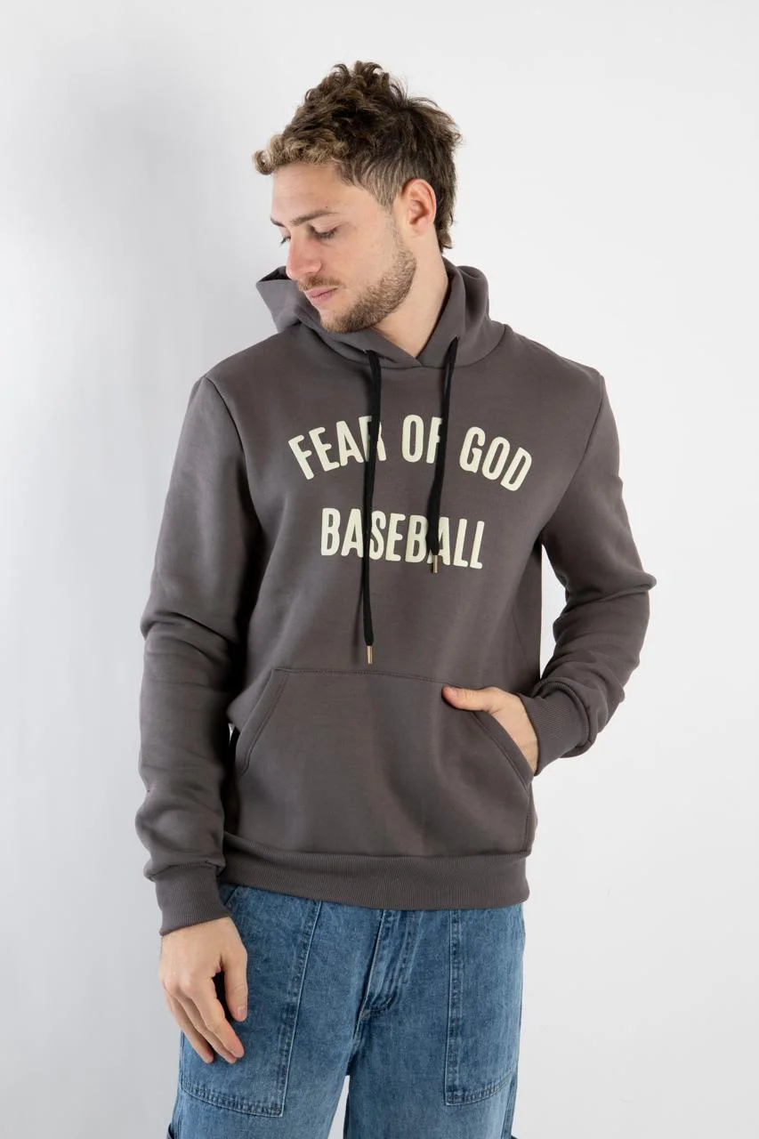 93909 - BUZO CANGURO ESTAMPADO FEAR