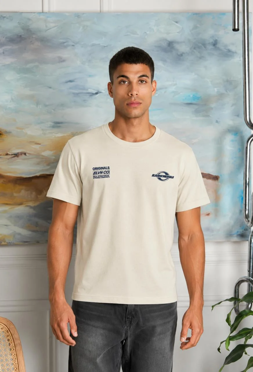 85408 - REMERA ELVN CO BERLIN 24/1 DOBLE ESTAMPA