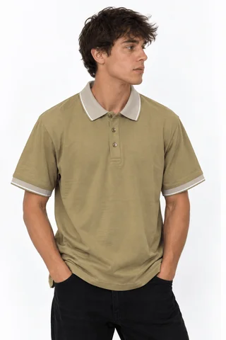 90542 - CHOMBA ALG.C/CUELLO COMB.IMP.LOGO BORD - Vista 5