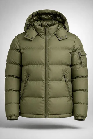 90120 - CAMPERA PUFFER PU IMP - Vista 3