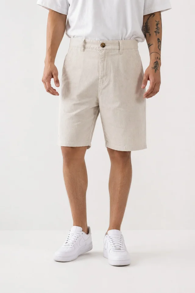 93703 - BERMUDA CHINO DE LINO IMP.