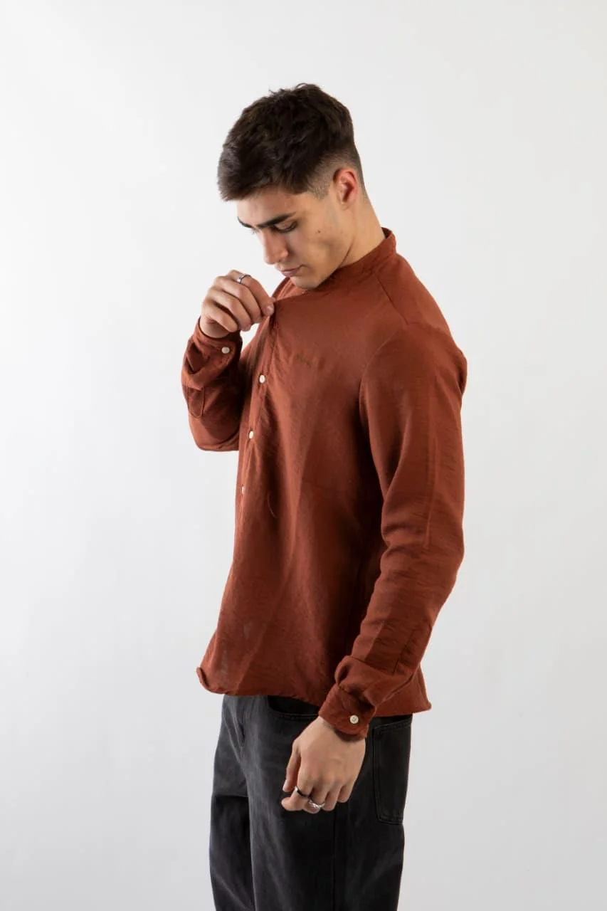90696 - CAMISA LI M/L CUELLO MAO